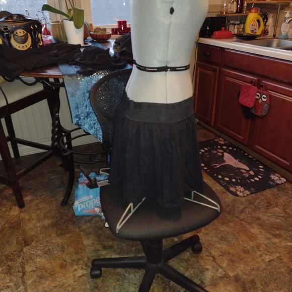 Vintage Forever 21 Button detail mini skirt - Picture 2 of 2